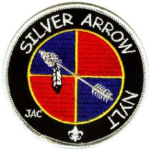NYLT Silver Arrow Patch (Silver Border)