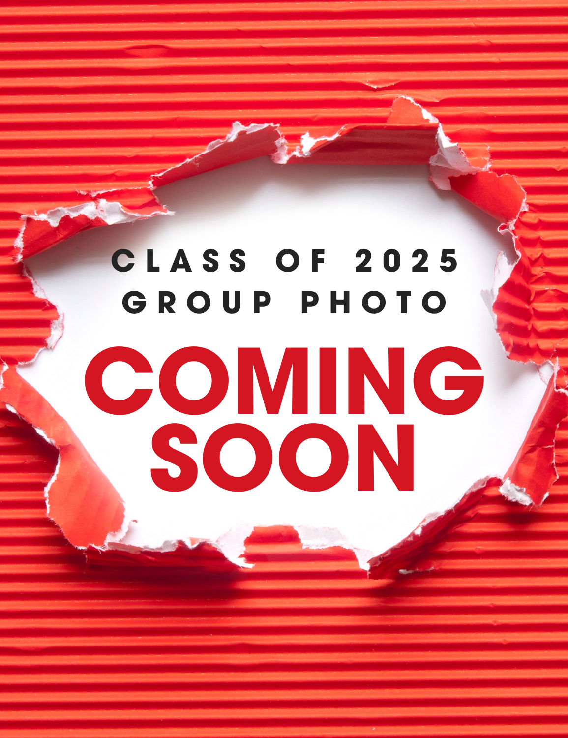 class of 2025 group photo