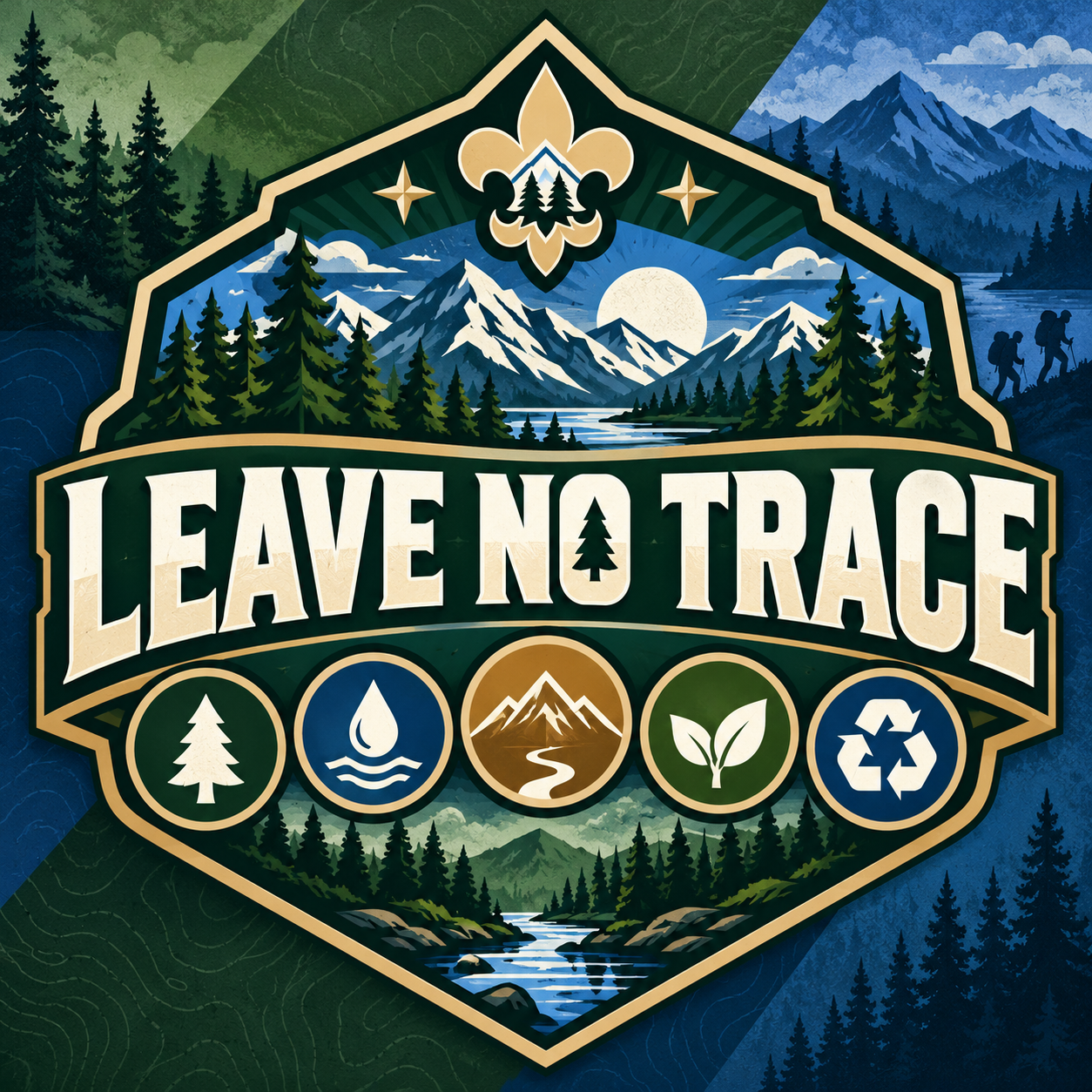 Leave No Trace Wilderness Badge
