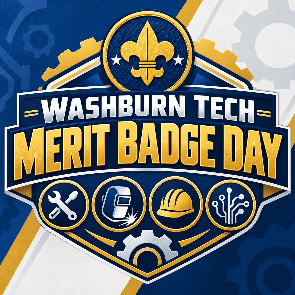 Washburn Tech Merit Badge Day Emblem